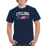 USA Cycling Arch T-Shirt - Navy