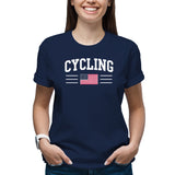 USA Cycling Arch T-Shirt - Navy