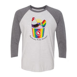 Kentucky Pride Chicken Raglan 3/4 Sleee