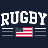 USA Rugby Arch T-Shirt - Navy