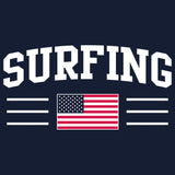 USA Surfing Arch T-Shirt - Navy