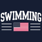 USA Swimming Arch T-Shirt - Navy