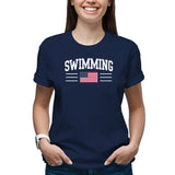 USA Swimming Arch T-Shirt - Navy