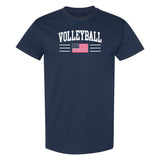 USA Volleyball Arch T-Shirt - Navy
