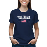 USA Volleyball Arch T-Shirt - Navy
