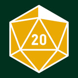 d20 Dice EMB LC Full Zip Hoodie - Black