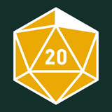 d20 Dice EMB LC Full Zip Hoodie - Black