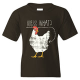 Guess What? Chicken Butt: Funny Graphic T-Shirt - Youth