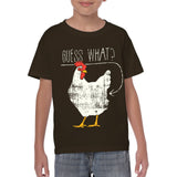 Guess What? Chicken Butt: Funny Graphic T-Shirt - Youth