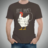 Guess What? Chicken Butt: Funny Graphic T-Shirt - Adult