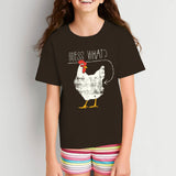 Guess What? Chicken Butt: Funny Graphic T-Shirt - Youth