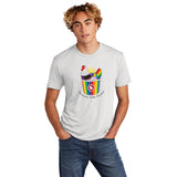 Kentucky Pride Chicken Triblend T-Shirt - Heather White