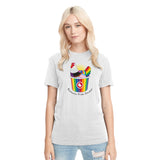 Kentucky Pride Chicken Triblend T-Shirt - Heather White