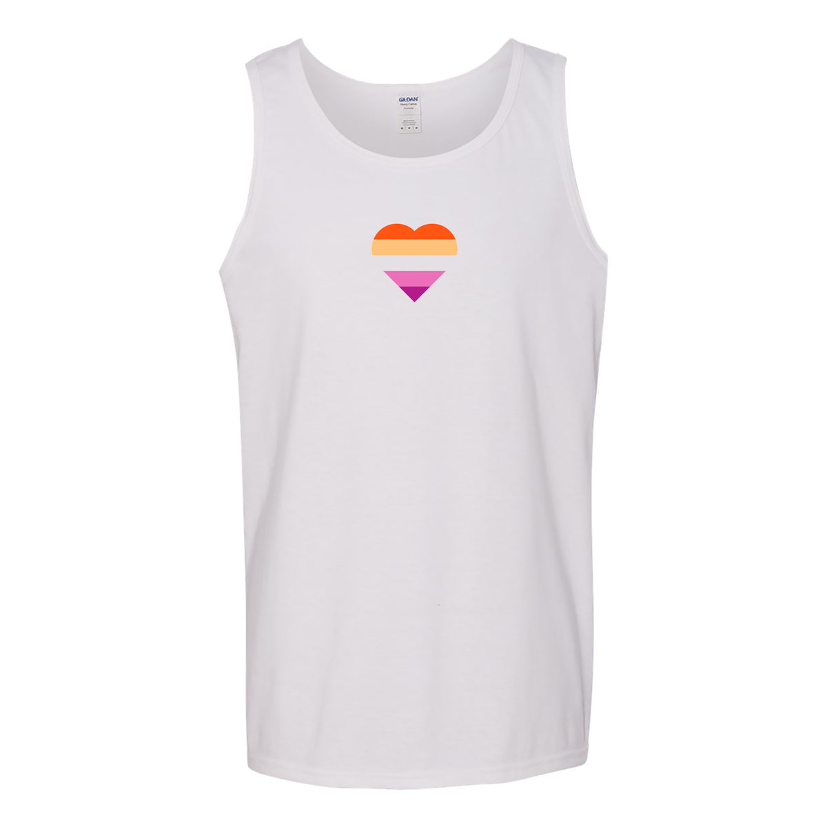Lesbian Pride Flag Heart - Pride Month LGBTQIA Love Identity Tank Top –  Underground Online Retail