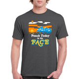 Punch Today In The Face - Funny Inspirational Landscape Snarky