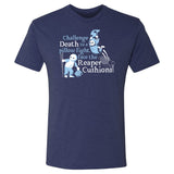 Face The Reaper Cushions - Triblend T-Shirt