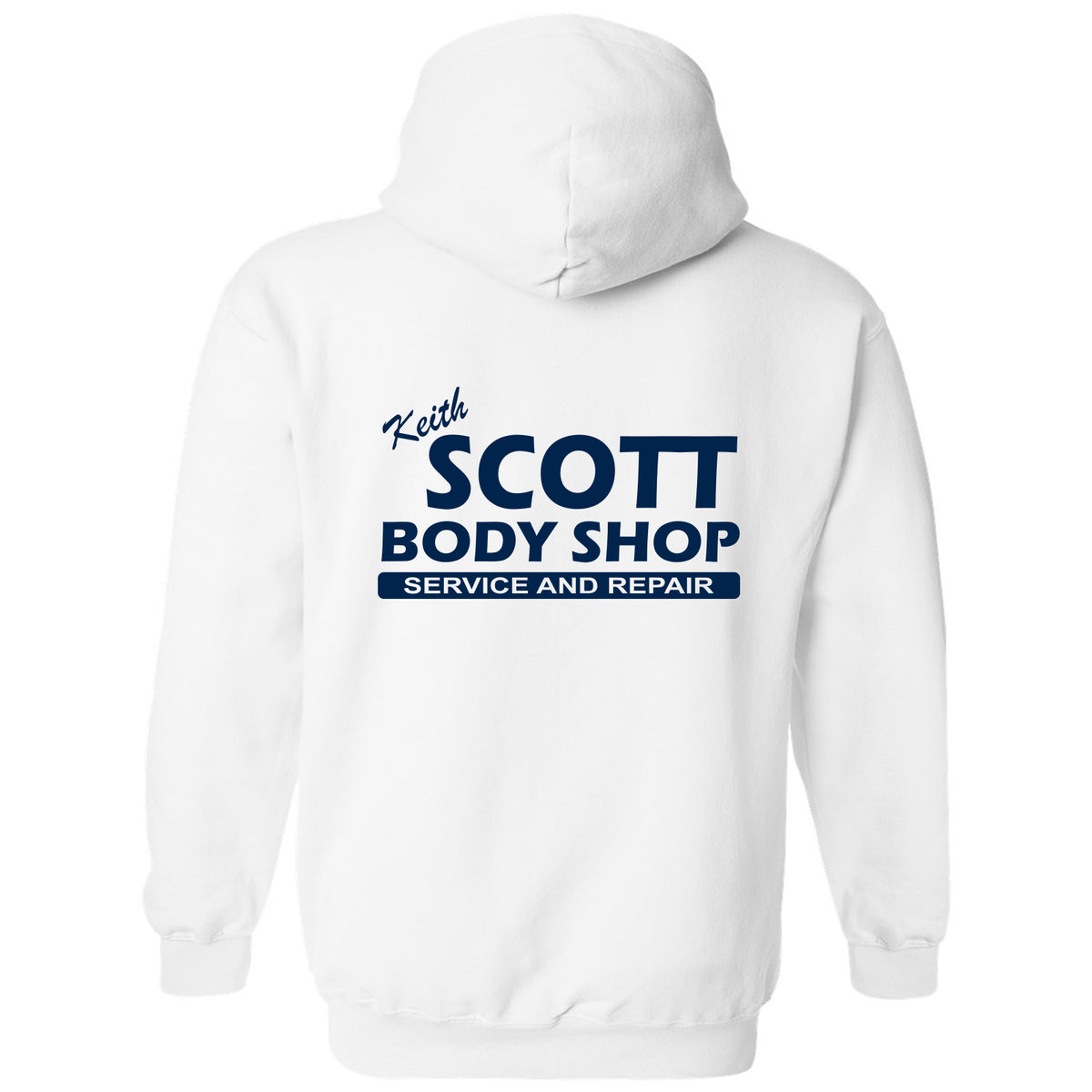 Keith Scott Body Shop Drama TV Back Print Basic Cotton Hoodie Underground Online Retail