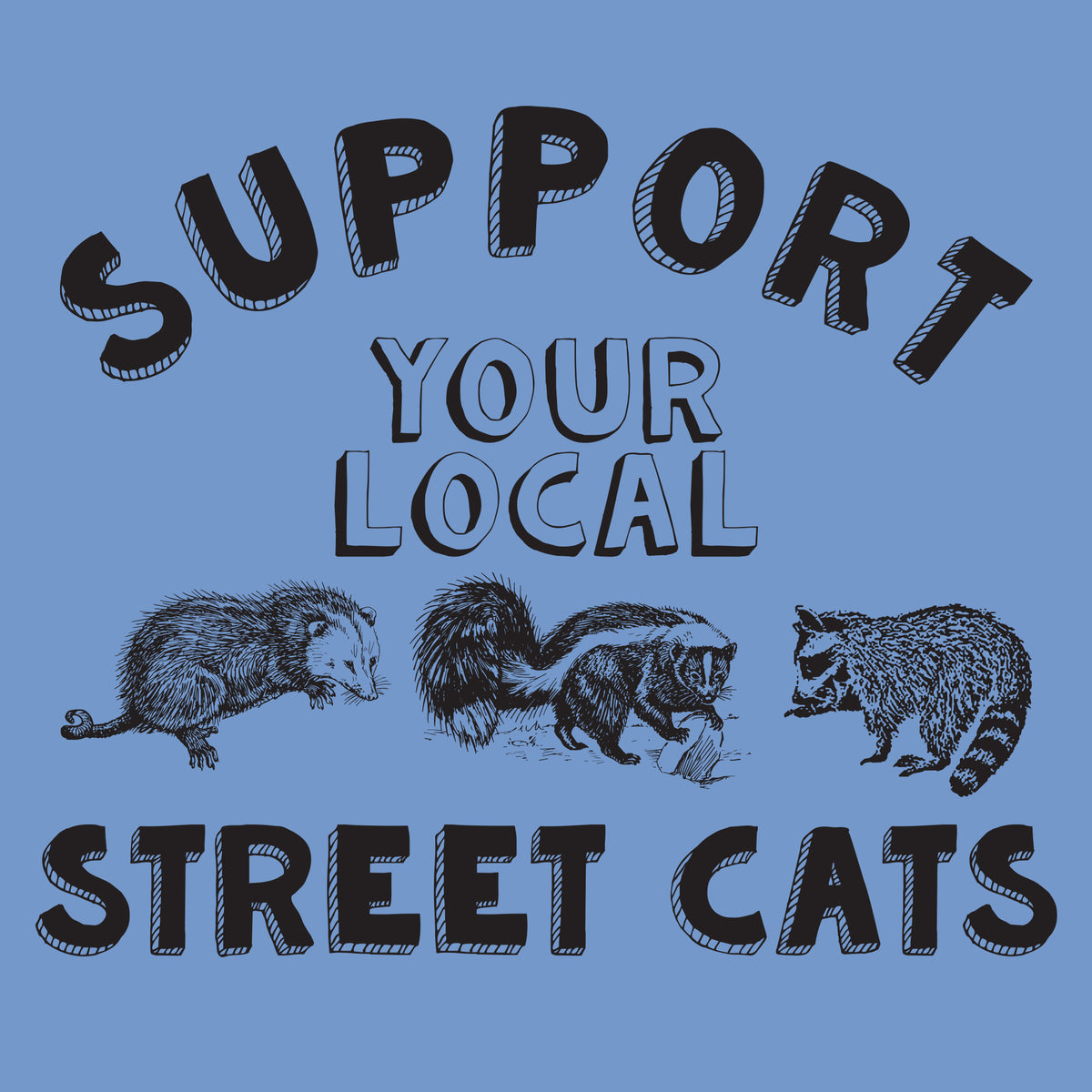 Local street cats shirt best sale