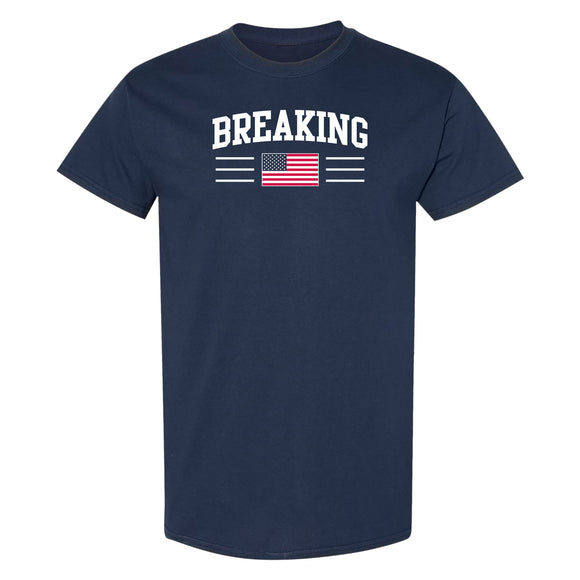 USA Breaking Arch T-Shirt - Navy