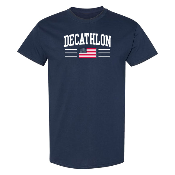 USA Decathlon Arch T-Shirt - Navy