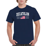 USA Decathlon Arch T-Shirt - Navy