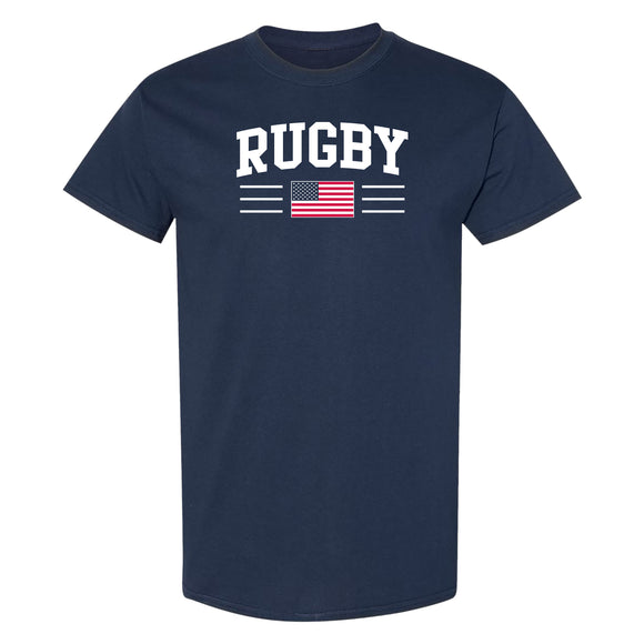 USA Rugby Arch T-Shirt - Navy