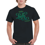 Zero Lucks Given Script T-Shirt - Black