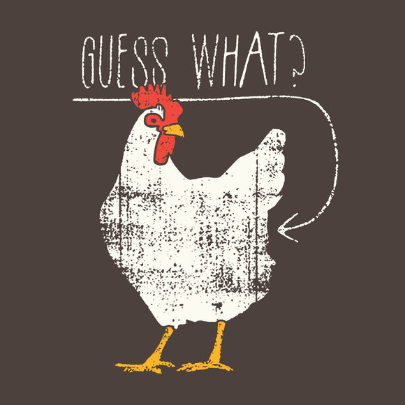 Guess What? Chicken Butt: Funny Graphic T-Shirt - Youth