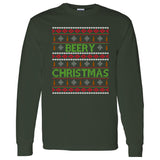 UGP Campus Apparel Beery Christmas - Funny Ugly Holiday Sweater Long Sleeve T Shirt