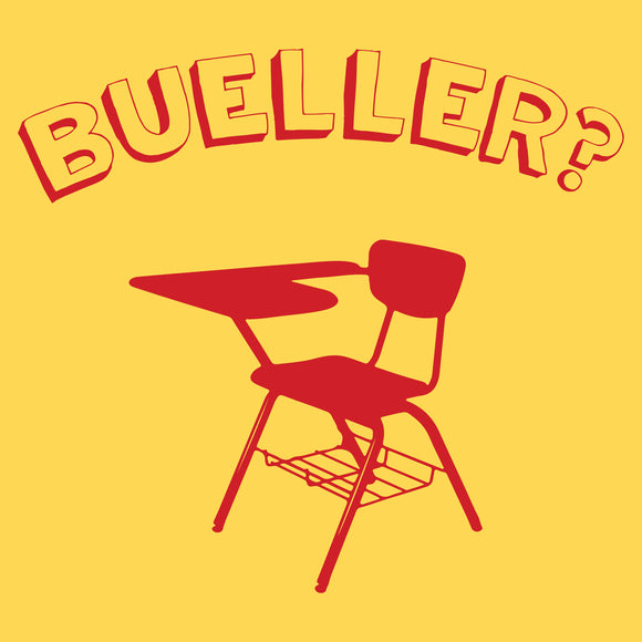 UGP Campus Apparel Bueller? - Funny 80s Movie School Student T Shirt