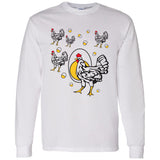 Chicken - Funny Iconic 90s Sitcom TV Show Long Sleeve T Shirt