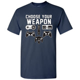 Choose Your Weapon - Gaming Console Gamer Retro Handheld Esports Video Game Short Sleeve T Shirt