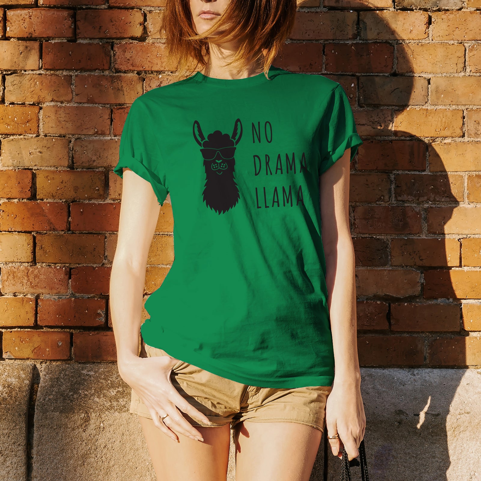 No Drama Llama Funny Animal Lover T-Shirt