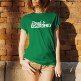 Drunk and Disorderly - Funny Saint Patrick St. Patty's Day Drinking Party T Shirt