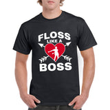 Floss Like a Boss Heart - Flossing Dance Emote Valentines T Shirt