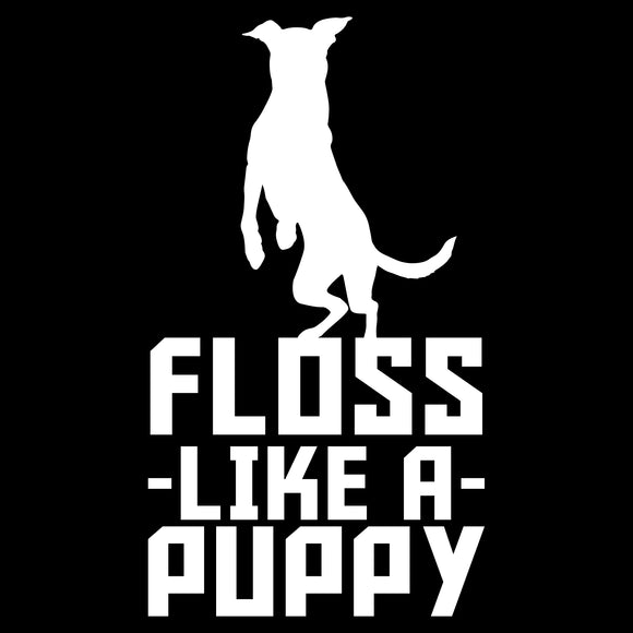 UGP Campus Apparel Floss Like A Puppy - Flossin Dance Funny Dog Youth T Shirt