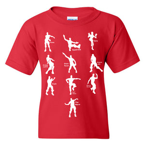 Emote Dances - Funny Youth T Shirt