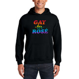 Gay for Rosé - LGBTQ Wine Pride Hoodie - Black
