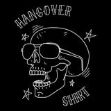 Hangover Shirt - Drinking Skull Alcohol Bar T Shirt