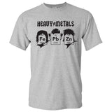 Heavy Metals - Funny Periodic Table Chemistry Rock Band Humor T Shirt