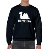 UGP Campus Apparel Hump Day - Middle of The Week Camel Funny Humor Wednesday Crew Sweatshirt