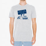 Polite Shark - Amity Island, Movie, Beach, Great White Shark T-Shirt