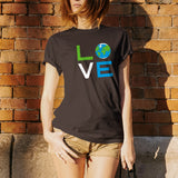 Love Earth - Planet Nature Globe World Outdoors Environment T Shirt