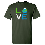 Love Earth - Planet Nature Globe World Outdoors Environment T Shirt