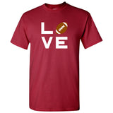 Love Football - Sports Field Touchdown Team Spirit Athletics T Shirt