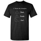 UGP Campus Apparel Name The Triangle - Math Test Teacher Humor Student Problems T Shirt
