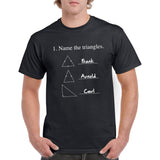 UGP Campus Apparel Name The Triangle - Math Test Teacher Humor Student Problems T Shirt