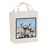 Pillage People - Music Pun Barbarian Cartoon Canvas Reusable Grocery Tote Bag