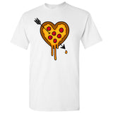UGP Campus Apparel Pizza Heart - Funny Pizza Food Lover Valentines Day Foodie T Shirt