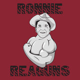 UGP Campus Apparel Ronnie Reaguns - President Bodybuilder Pun Humor Parody Republican T Shirt